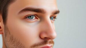 design sobrancelha masculina