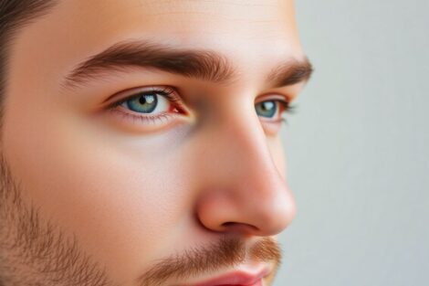 design sobrancelha masculina